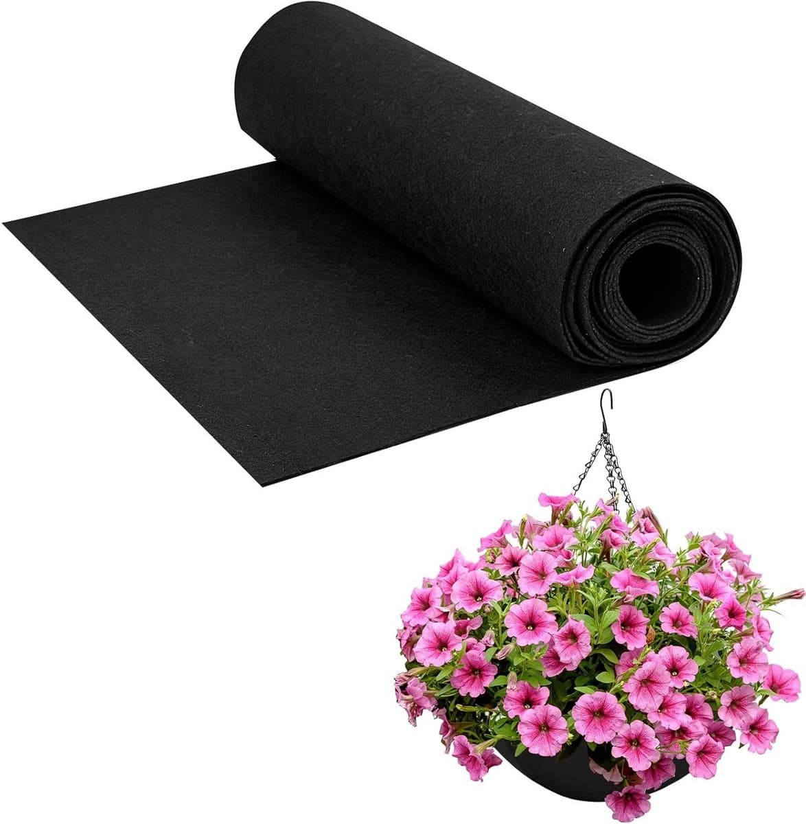 Plantenbak Voering Rol - Vilt Voering Niet Geweven Stof - Planten Beschermen - Scheurbestendig Materiaal - 30 x 100 cm