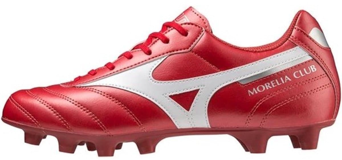 Sportschoenen Heren - Voetbalschoenen - Sporten Buiten - Hoge Kwaliteit Leer - Maat 44 - Rood