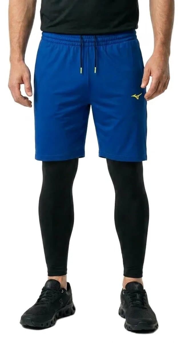 Mizuno Athletic Korte Broek Blauw M Man