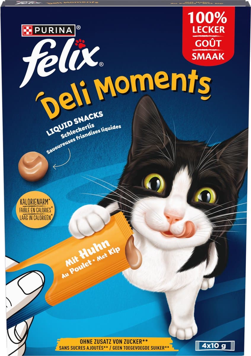 Felix Deli Moments kip natvoer voor katten