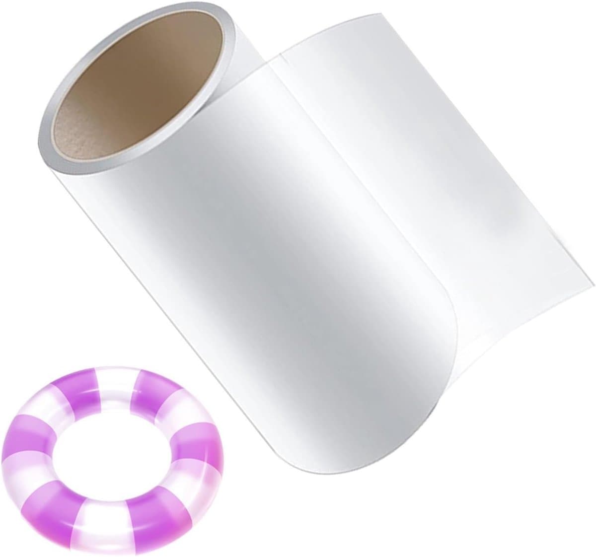 Reparatieset Luchtbed - Reparatietape TPU - Lekkages Dichten - Scheurbestendige Pleister - 9.4 x 8.9 x 11.4 cm - Zwart