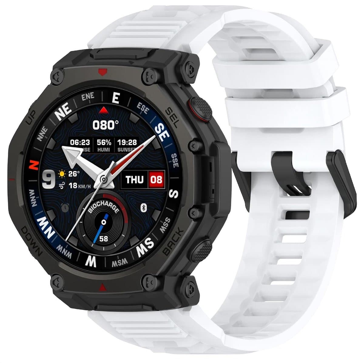 Dailygoods - Zachte Siliconen Armband voor Smartwatch