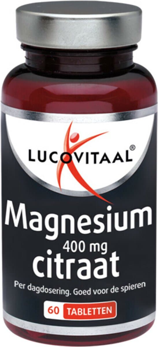 Lucovitaal - Magnesium Citraat 400mg - 3 x 60 tabletten - Voordeelverpakking
