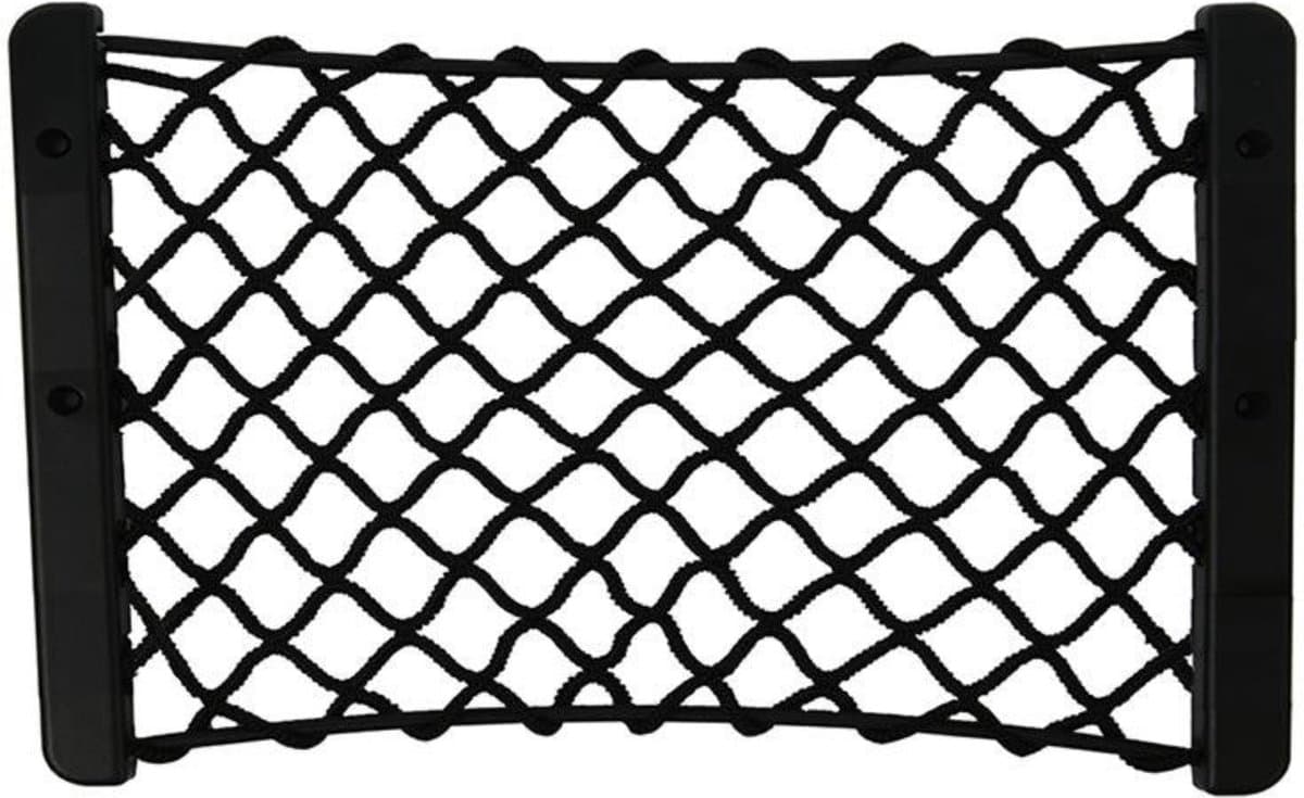 ProPlus Elastisch opbergnet - 24 x 18 cm - Inclusief kunststof frame - Universeel te bevestigen