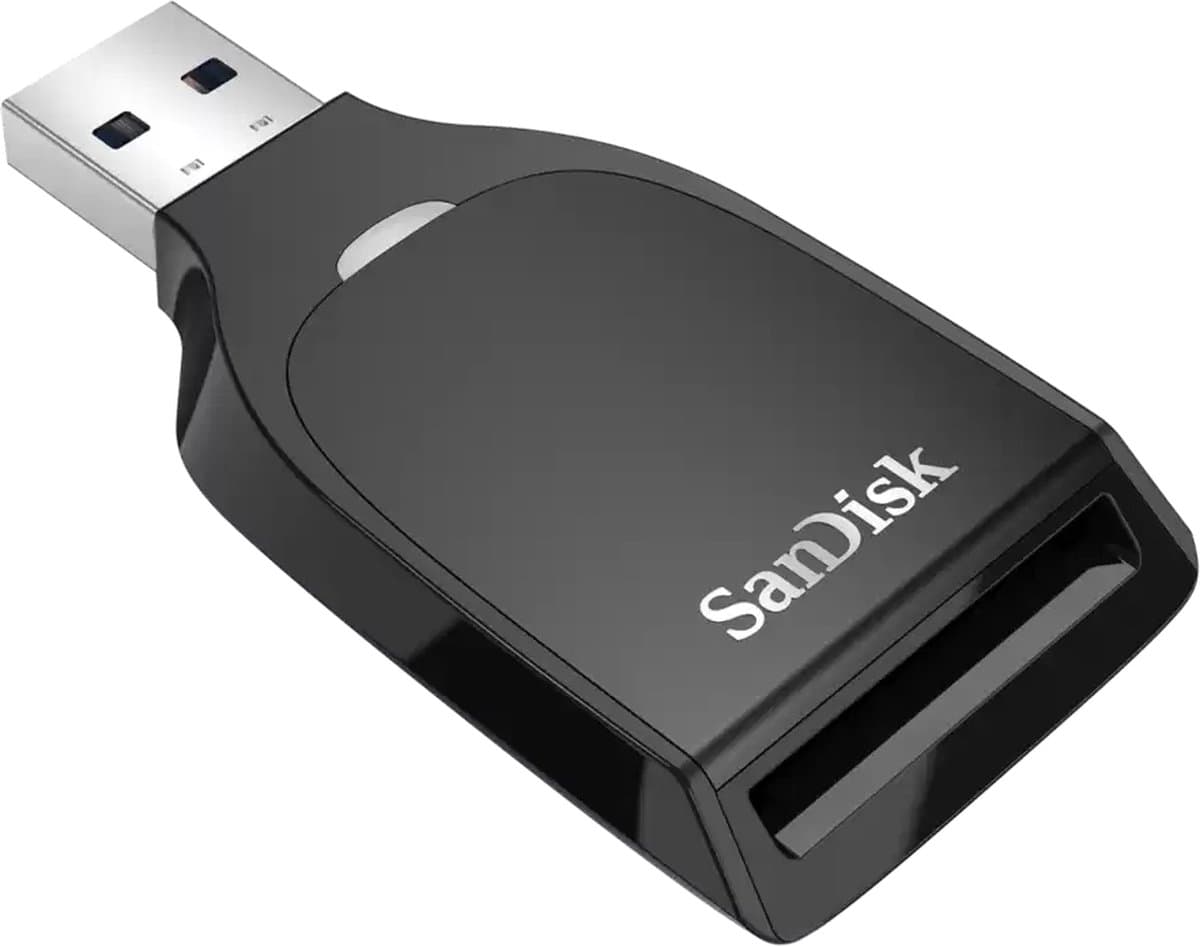SanDisk QuickFlow™ SD UHS-I Externe geheugenkaartlezer USB-A 3.2 Gen 1 Zwart