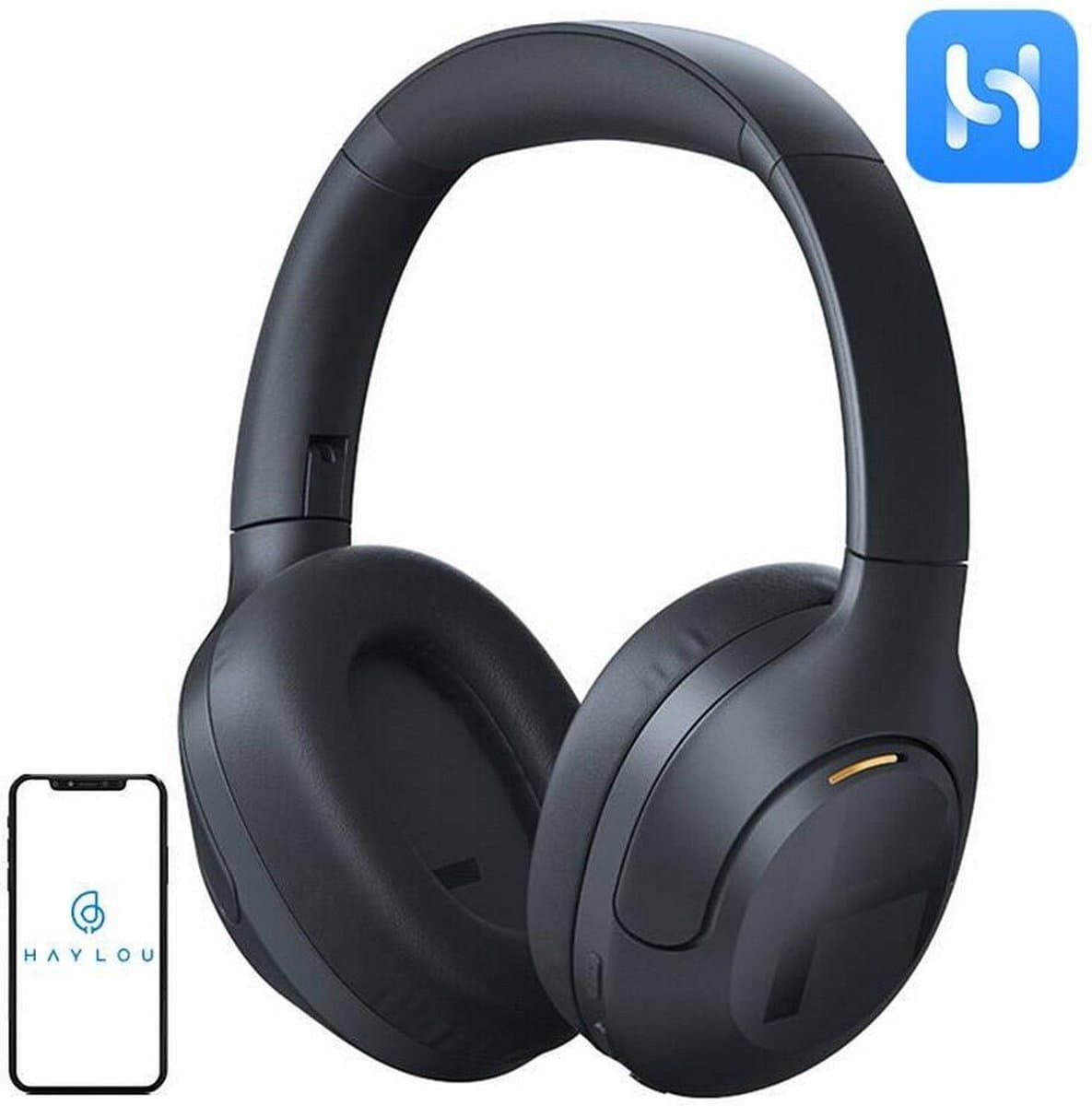 Draadloze koptelefoon Haylou S35 ANC (DONKER BLAUW)