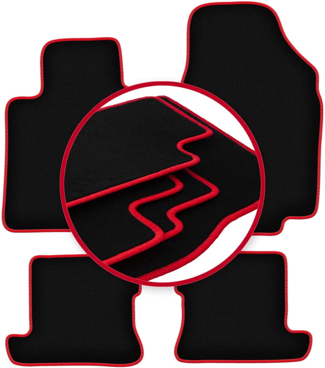 CARLUX-RED automatten voor: Nissan Micra K12 CC cabriolet (2003-2010)