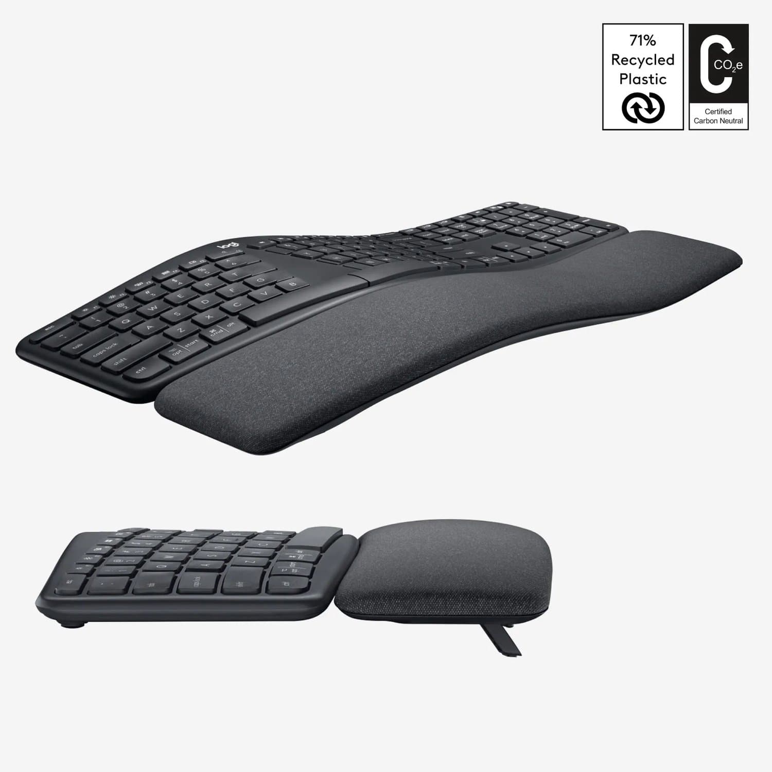 Logitech K860 Ergonomisch Draadloos Toetsenbord Qwerty