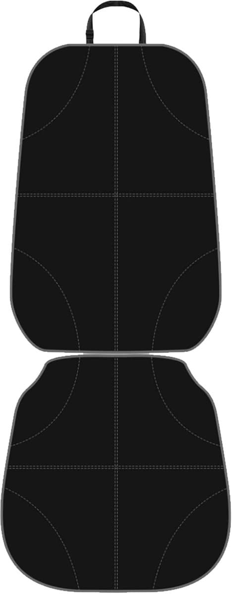 109 x 53 cm, Isofix, geschikt voor autoachterbank, autostoelbeschermer, 300D Oxford, met versterkt pvc, waterdicht en antislip, stoelbescherming met metalen gesp, zwart
