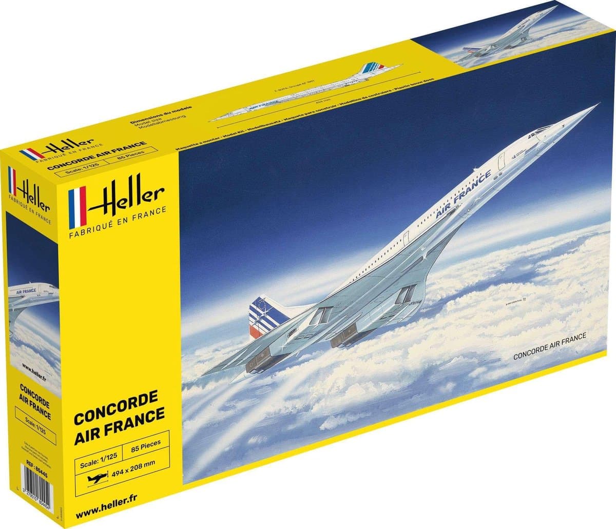 Heller Modelbouwpakket Militaire voertuigen - 80445 Concorde AF Plastic - 1:125 - Modelbouw