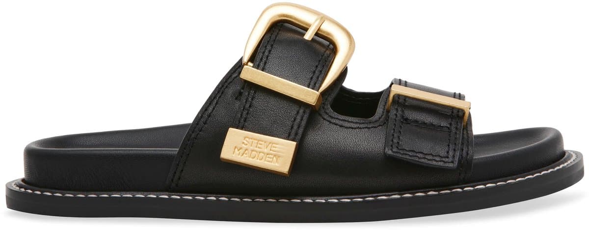 Steve Madden Arch-E Open Teen - Zwart - Maat 38