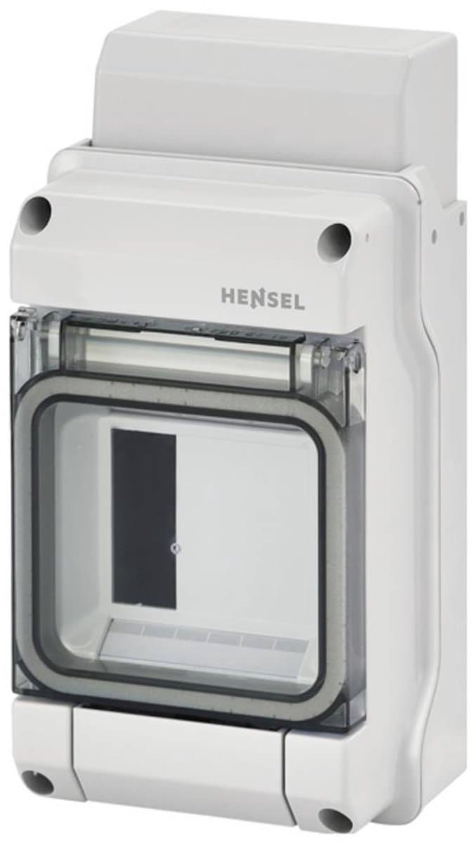 Hensel 61000733 KV 1503 Kleine verdeelkast Opbouw (op muur) Aantal groepen: 3 Aantal rijen: 1 Inhoud: 1 stuk(s)
