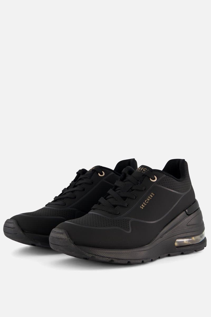 Skechers MILLION AIR - ELEVATED AIR Dames Sneakers - Zwart