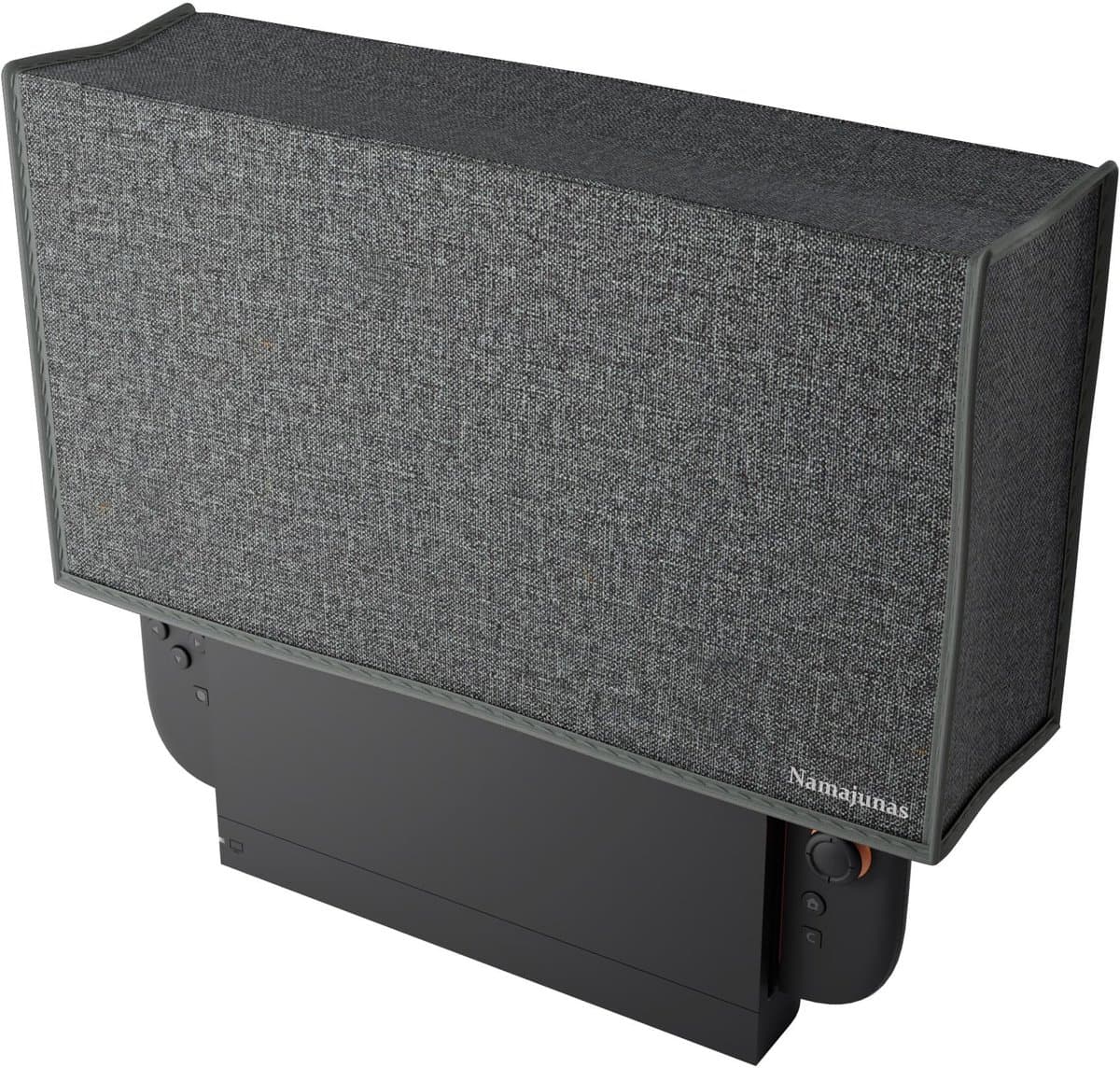 Namajunas - Stofhoes geschikt voor Nintendo Switch 2/OLED - Case - Beschermhoes geschikt voor Nintendo Switch 2-console en laadstation - Accessoires - Krasvast hoesje, waterdicht - Grau