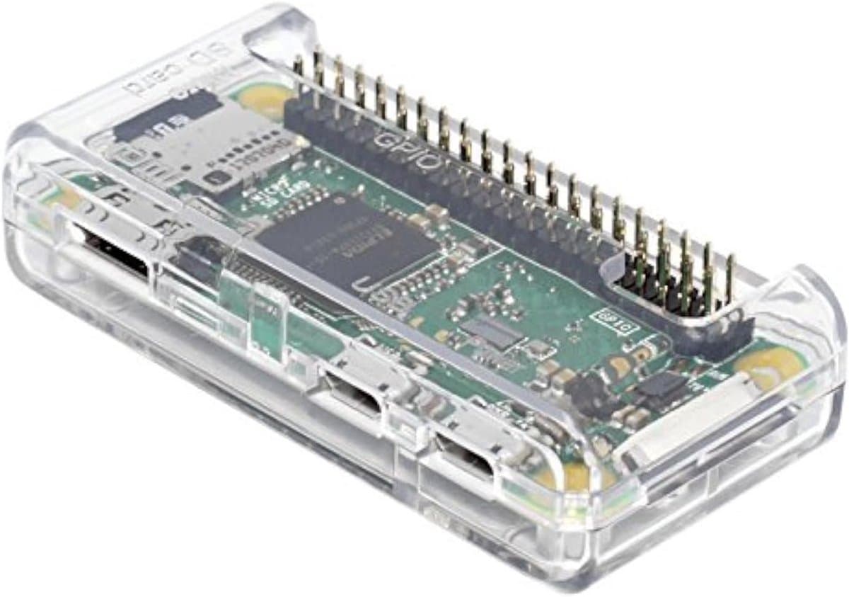 Transparante Behuizing voor Raspberry Pi Zero - Toegang tot Alle Aansluitingen