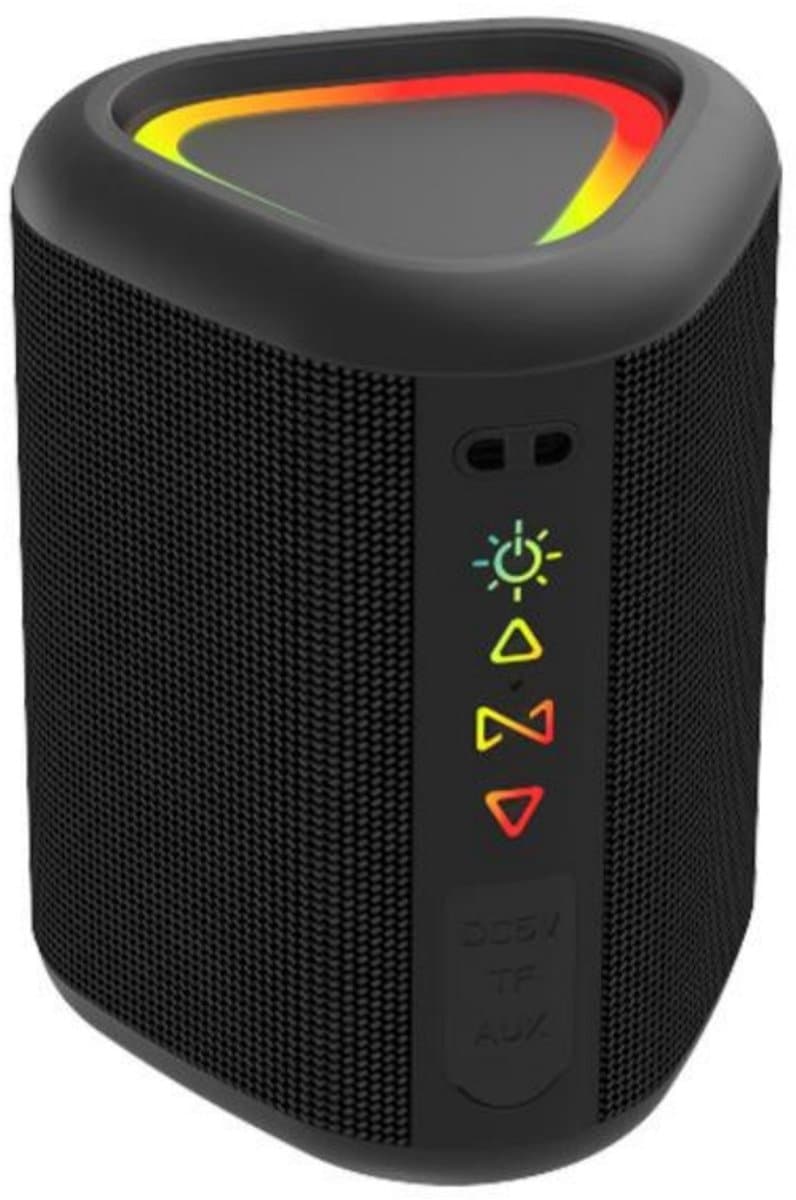 Bluetooth-luidspreker - Met verlichting - Draagbare muziekbox - Meerdere afspeelmodi - Bluetooth beschikbaar - Waterdicht - Buitenluidspreker - Geschikt voor reizen, sporten, feesten, fietsen