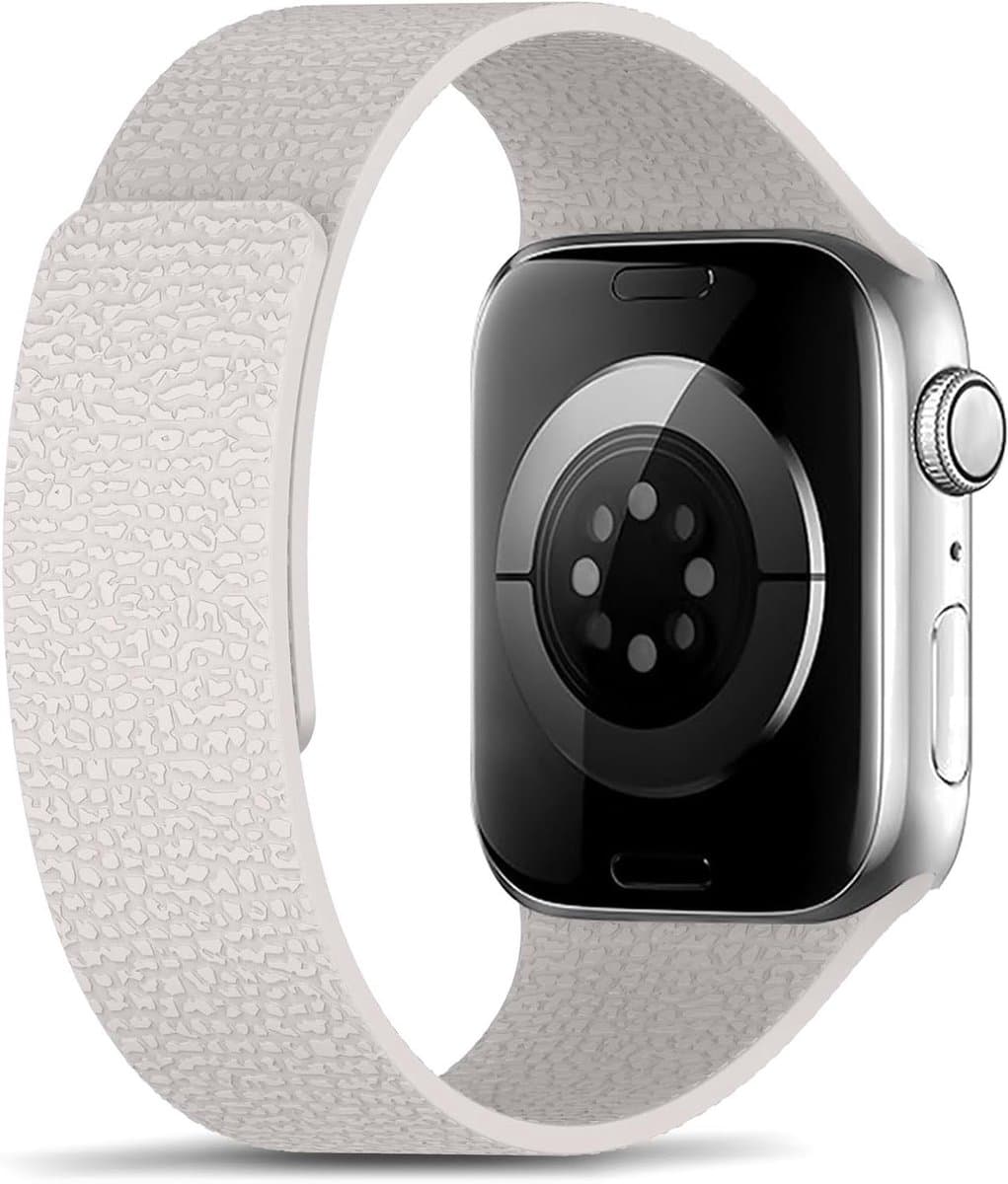 Cosensi - Siliconen magnetische armband voor Apple Watch Series 10/9/8/7/6/5/4/SE/3/2/1 - 38-42 mm - Sterrenlicht