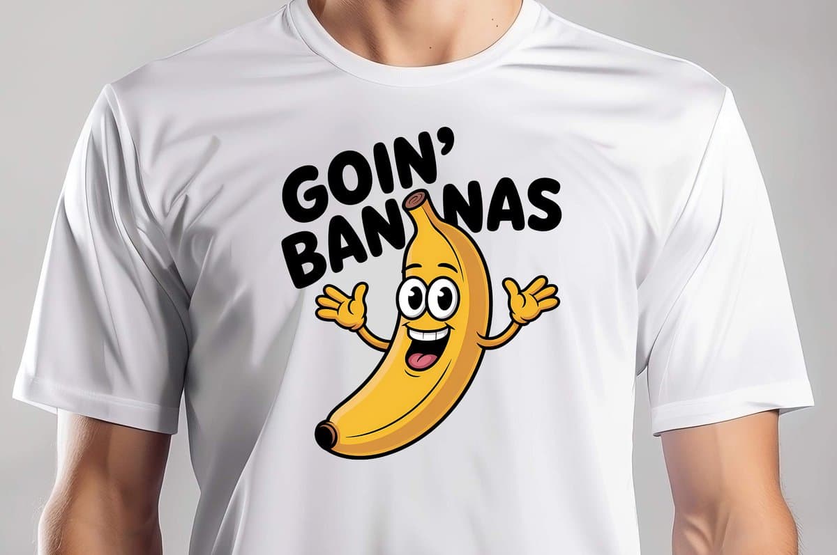 Goin Bananas - T Shirt - T Shirt - Funny - Sarcasm - VrolijkKerstfeest - Kerstmis - Grappig - Sarcasme - Gift - Cadeau - GoodVibes - Vibes