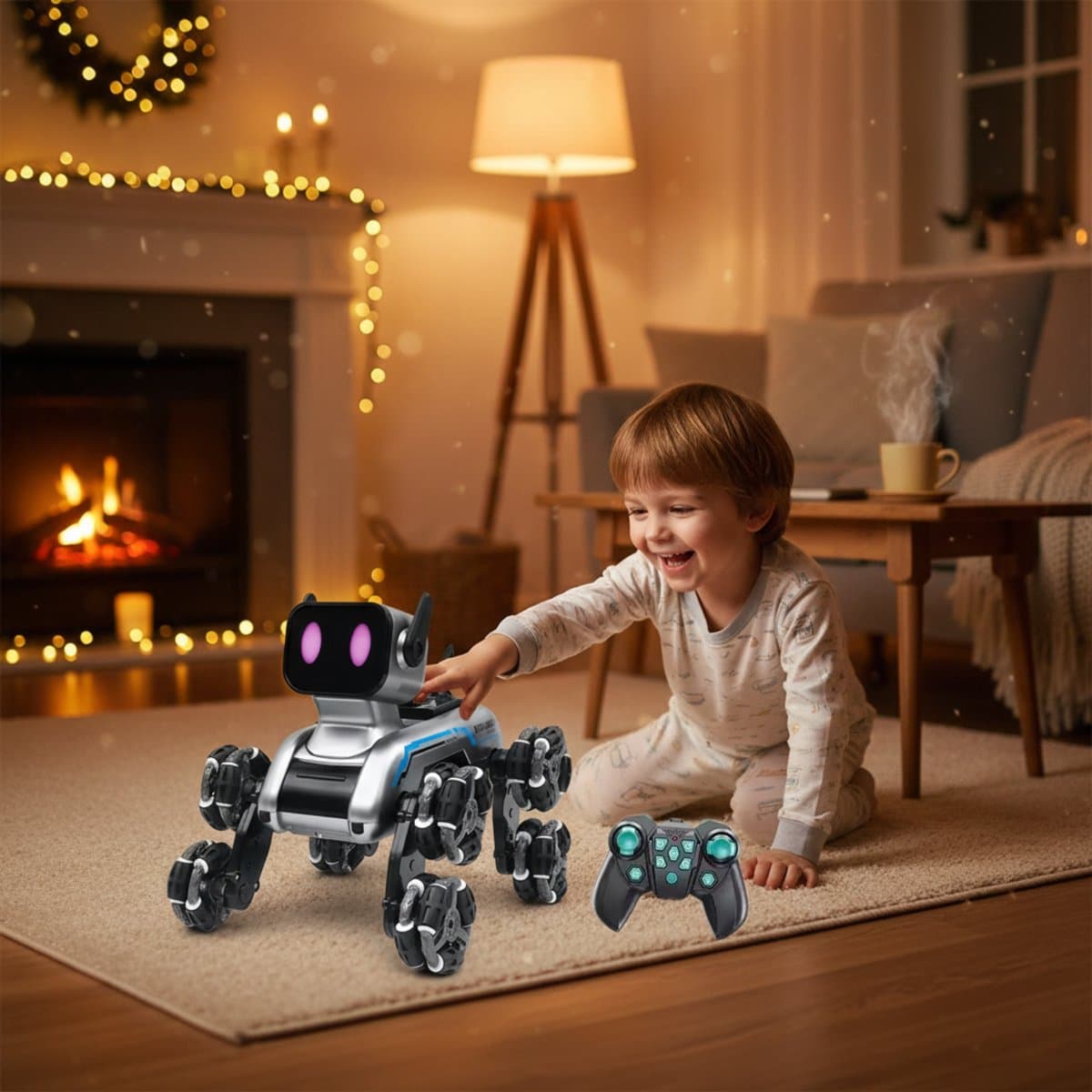 Dutch Wanted – Robot Hond – Interactieve Robothond – Bestuurbare Hond – Gebarenbesturing – Robot Puppy – Oplaadbaar – Met Afstandsbediening – Speelgoed Kinderen