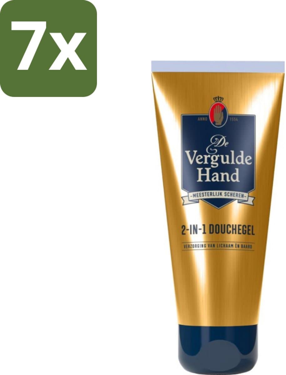De Vergulde Hand - Shower Gel - 2 in 1 - 200 ml - Bulkverpakking - 7 stuks