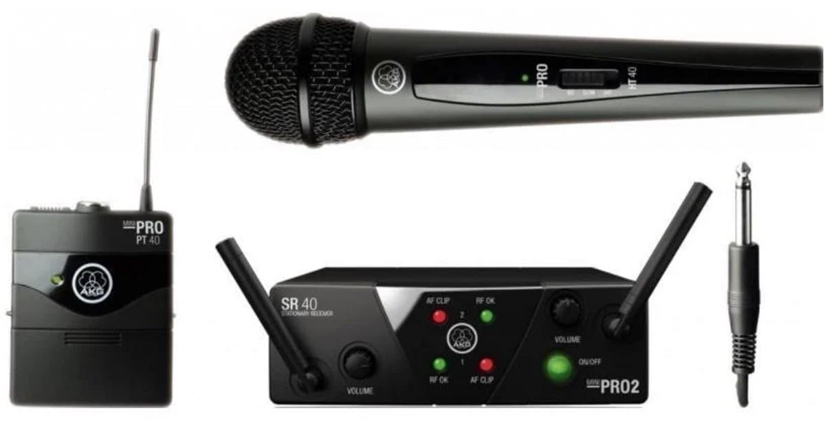 AKG WMS 40 Mini2 Dual Vocal ISM2 - 3 (864 MHz) draadloos systeem