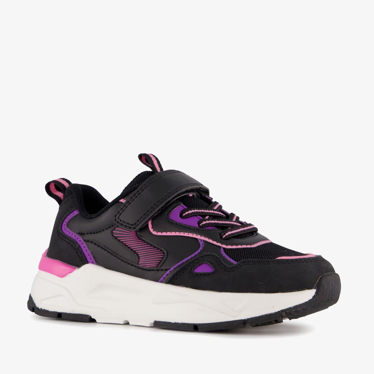 Blue Box meisjes sneakers zwart roze - Maat 33