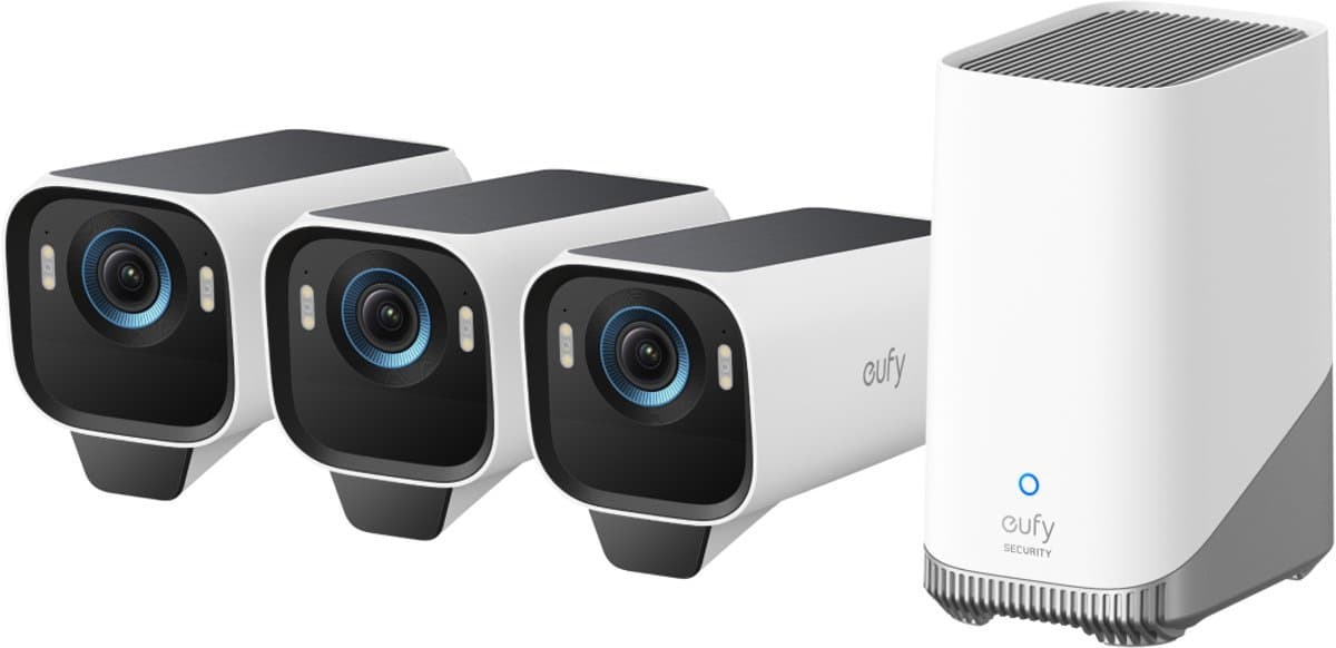 EufyCam S3 Pro 3-Pack + HomeBase 3