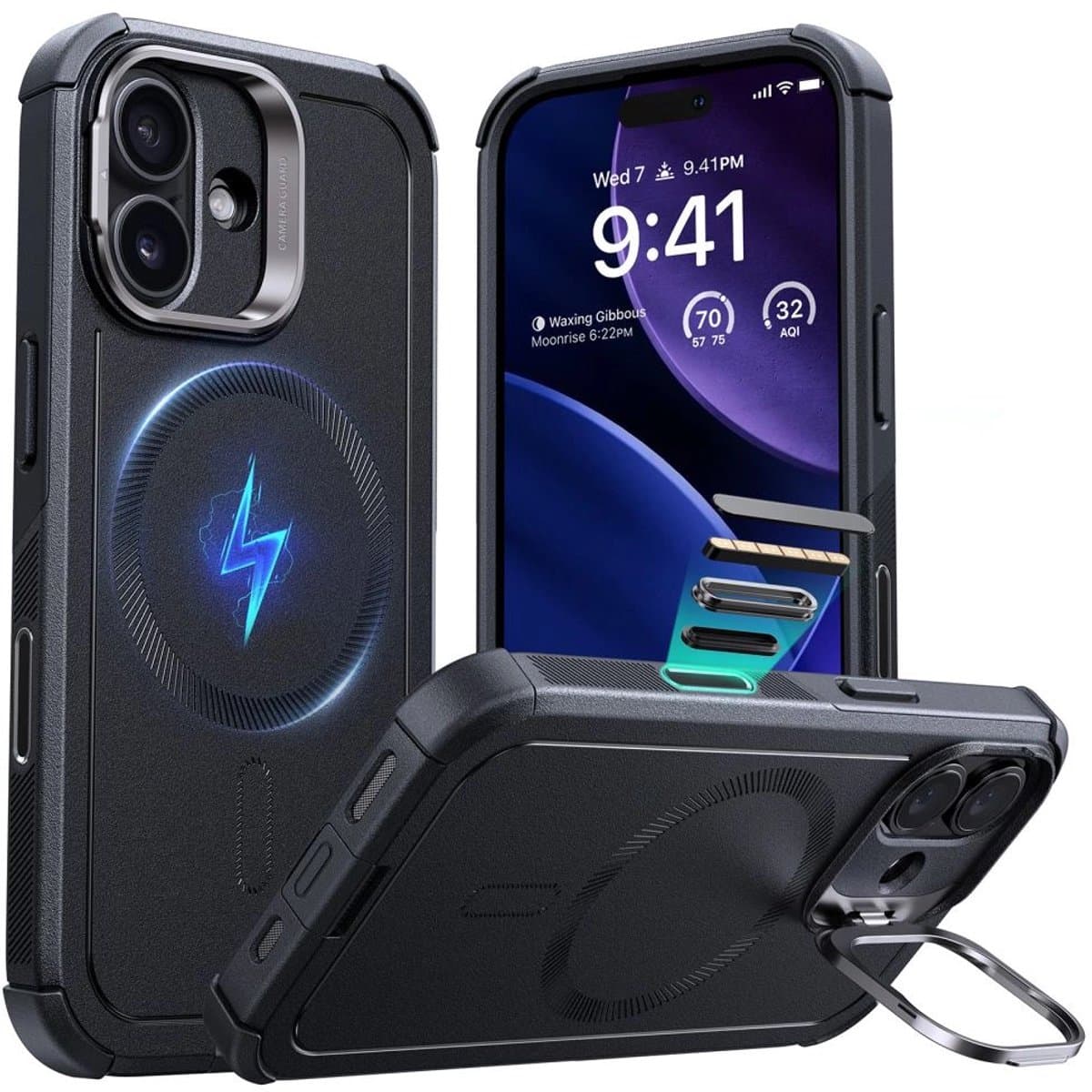 Esr Cyber Kickstand Magsafe Case Voor Iphone 17 Magnetisch Opladen