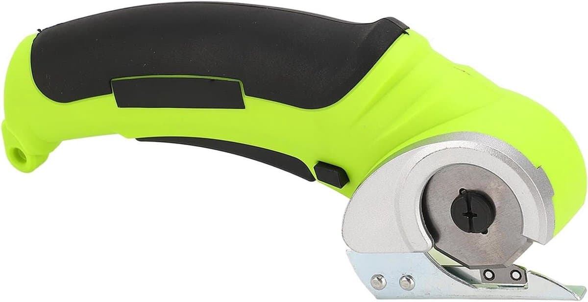 Allecta - Elektrische schaar snijder met USB oplaadfunctie en veiligheidsslot, ideaal voor knutselen en verpakkingen - Groen - 240 RPM