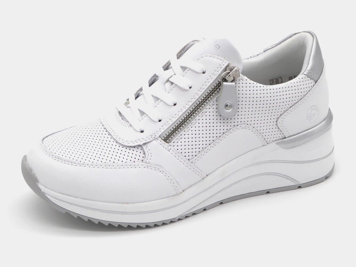 Remonte Dames Sneaker - D0T06-80 Wit - Maat 42