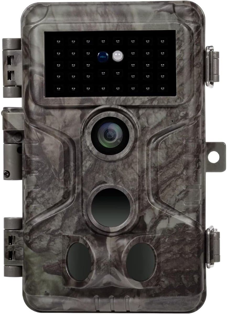Nexvo® Wildcamera met Nachtzicht – Buitencamera - Wildcamera voor Buiten –Camouflage- ‎‎18cm x 12cm x 8cm