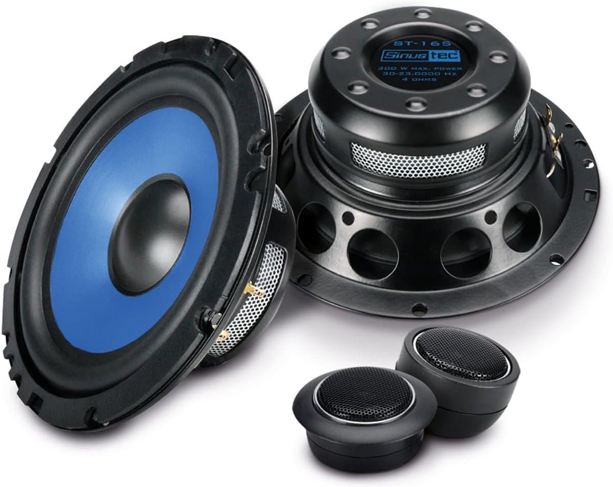 16cm 2-weg autospeakersysteem Componentenset