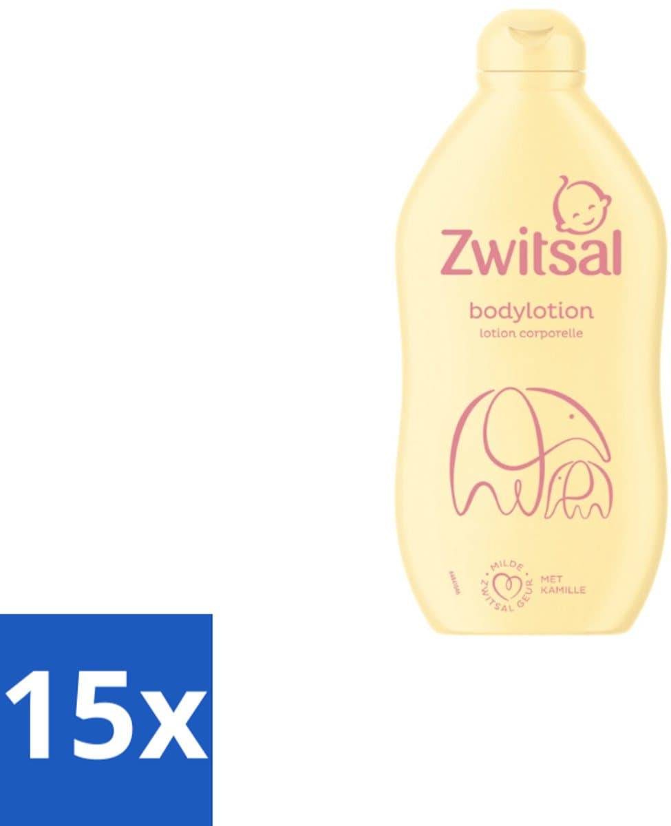 Zwitsal Bodylotion 400 ml - Bulkverpakking - 15 stuks