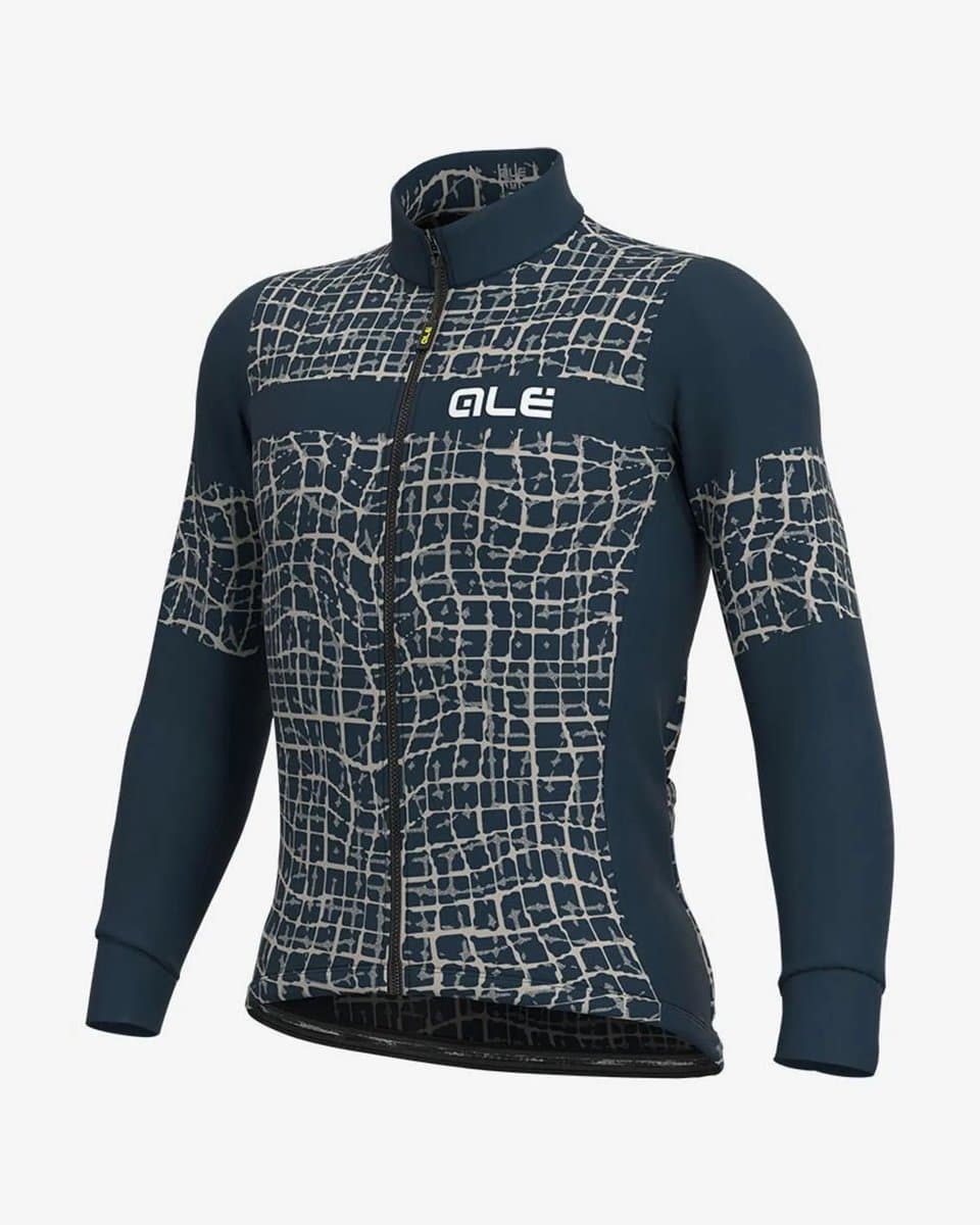 Ale Fietsshirt Lange Mouwen Solid Wall - Grijs - S - Valt klein