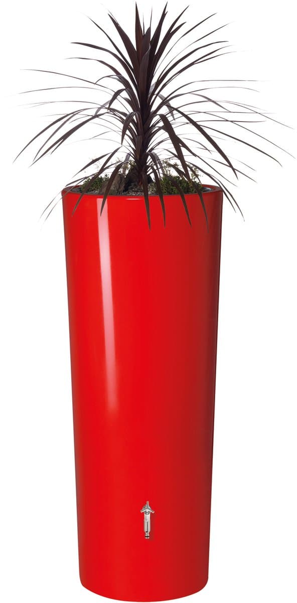 GARANTIA COLOR 2in1 regenwatertank 350 L tomato incl. plantschaal