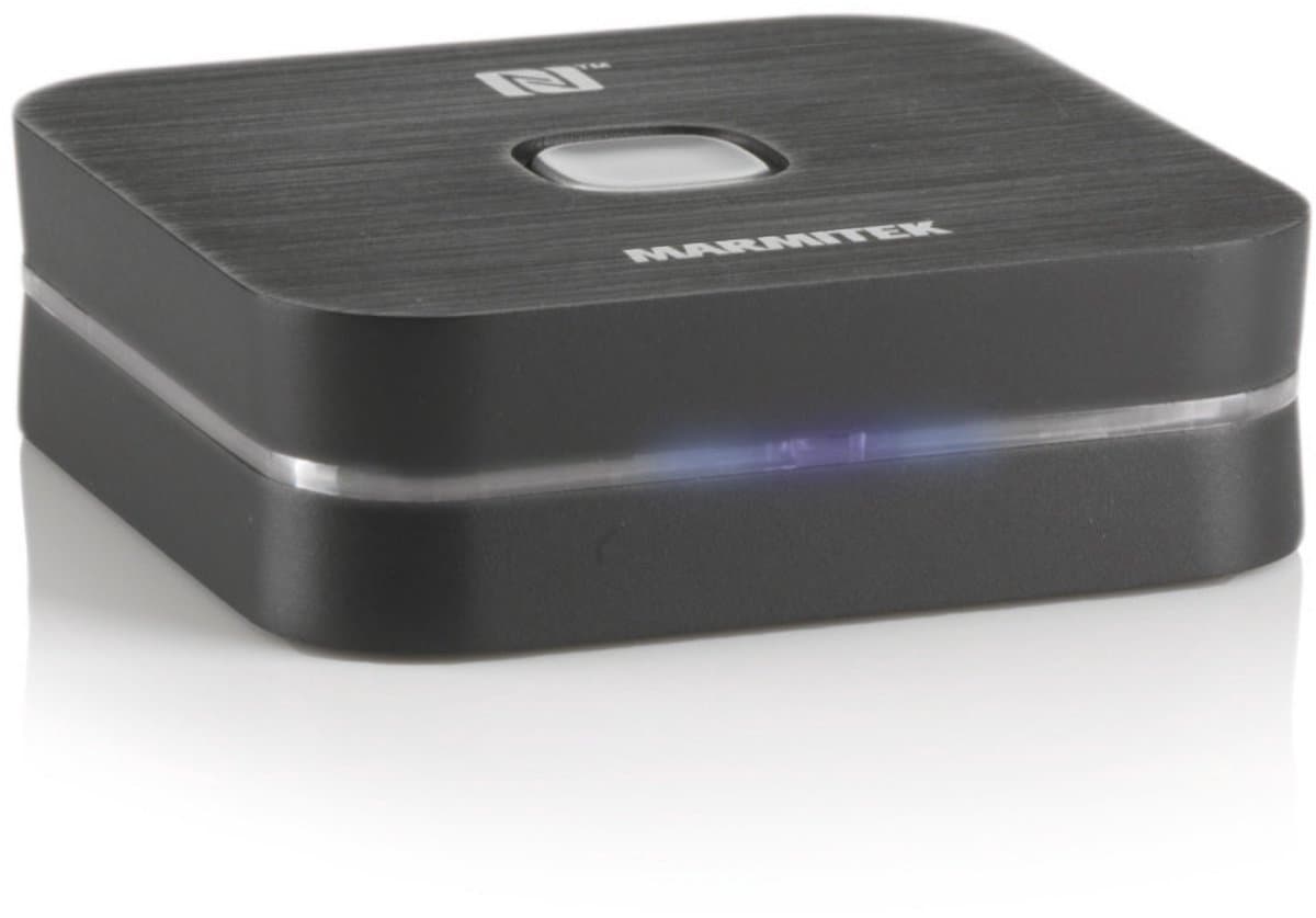 Marmitek BoomBoom 80 - Bluetooth Receiver - NFC - Bluetooth Muziek ontvanger - Speel je muziek van je Smartphone af op je geluidsinstallatie - Spotify