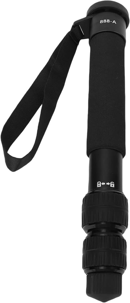 155cm Aluminium legering cameramonopod voor professionele fotografie - Draagbaar en lichtgewicht - 7 secties - Geschikt voor reiscamera - Maximaal 5 kg draagkracht.