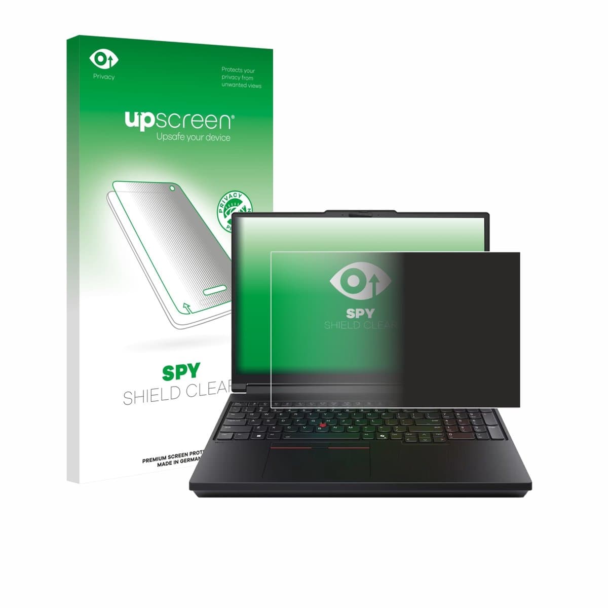 upscreen - privacy screenprotector voor Lenovo ThinkPad P16 Gen 3 - Folie Beschermfolie Blauwlichtfilter