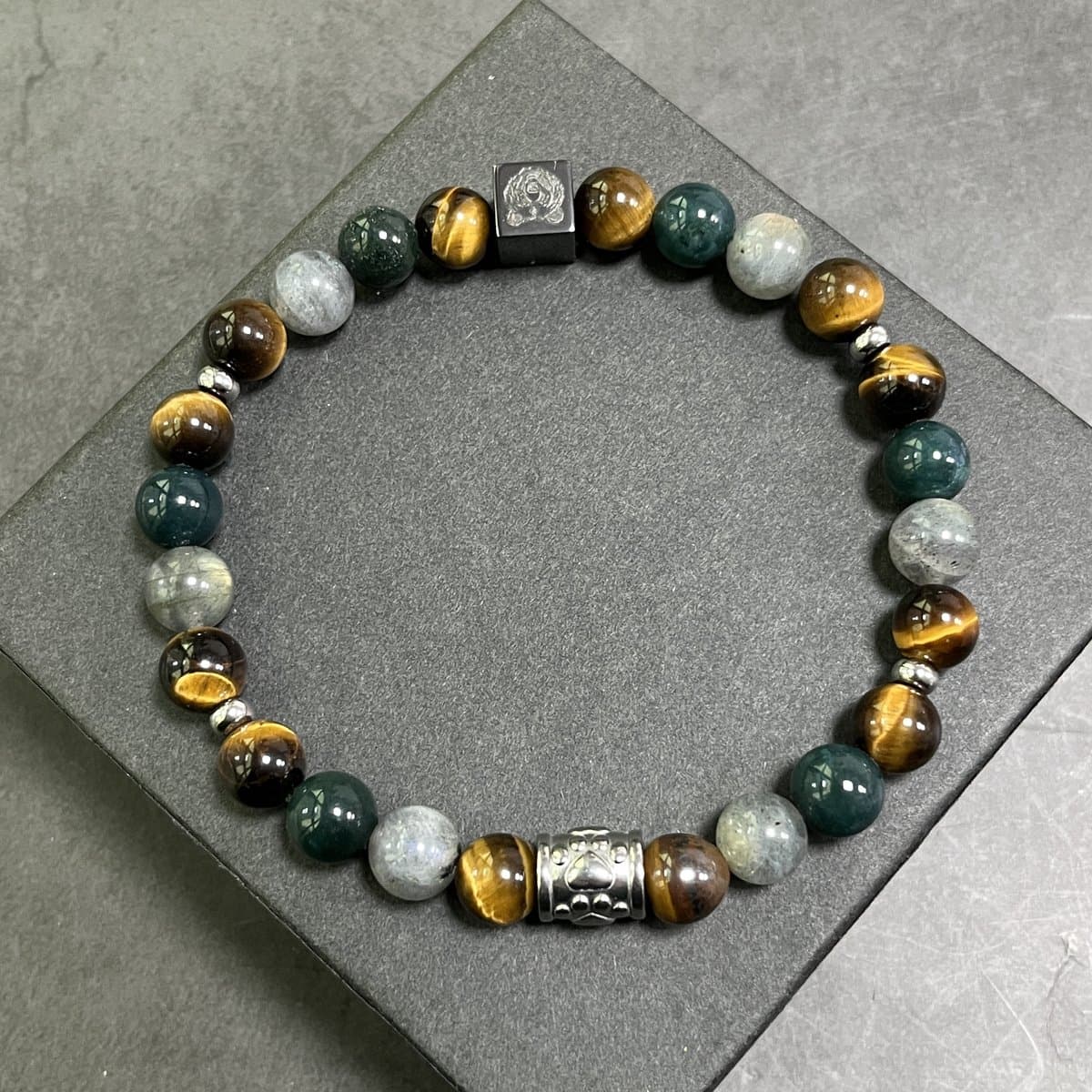 JP Family Jewelry - Bear Jewelry - Armband Edelstenen - Gros Morne - L - 23 cm