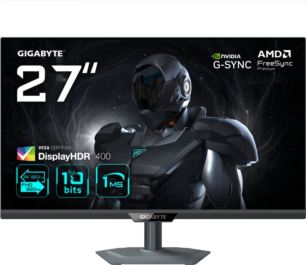 GIGABYTE G27U computer monitor 68,6 cm (27") 3840 x 2160 Pixels 4K Ultra HD LED Zwart