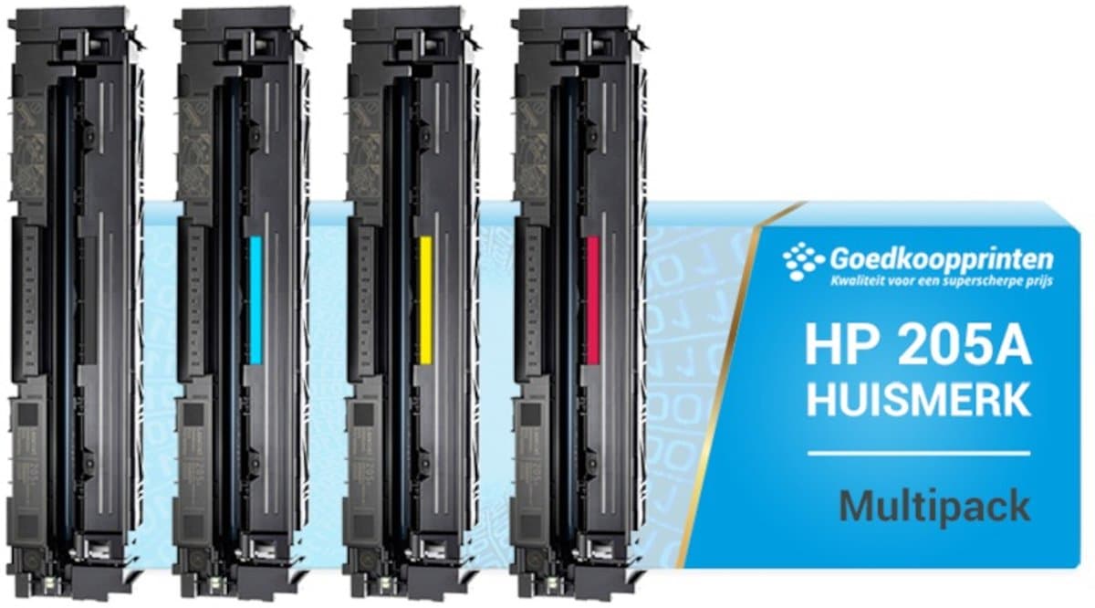 Huismerk voor HP 205A toner cartridge Multipack