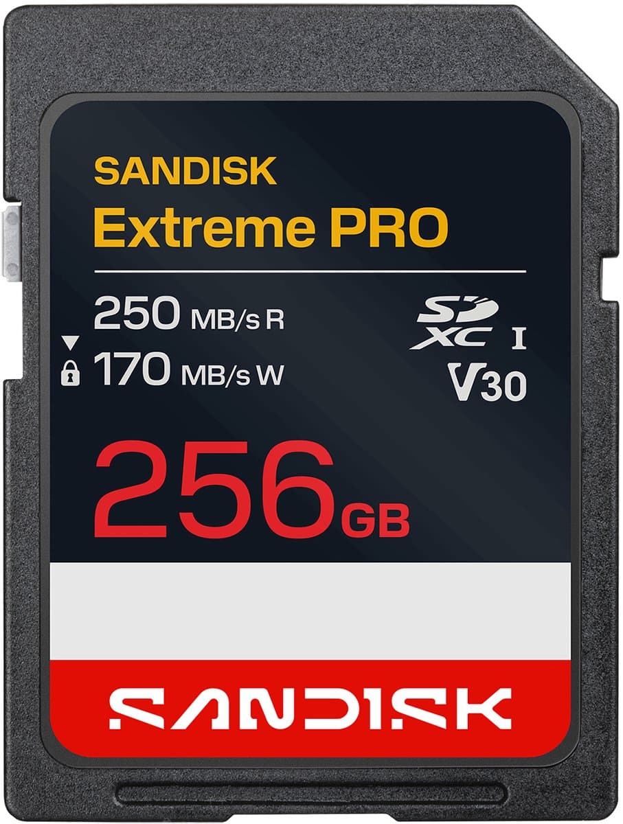 SANDISK Extreme PRO SDXC 256GB 170MB/s