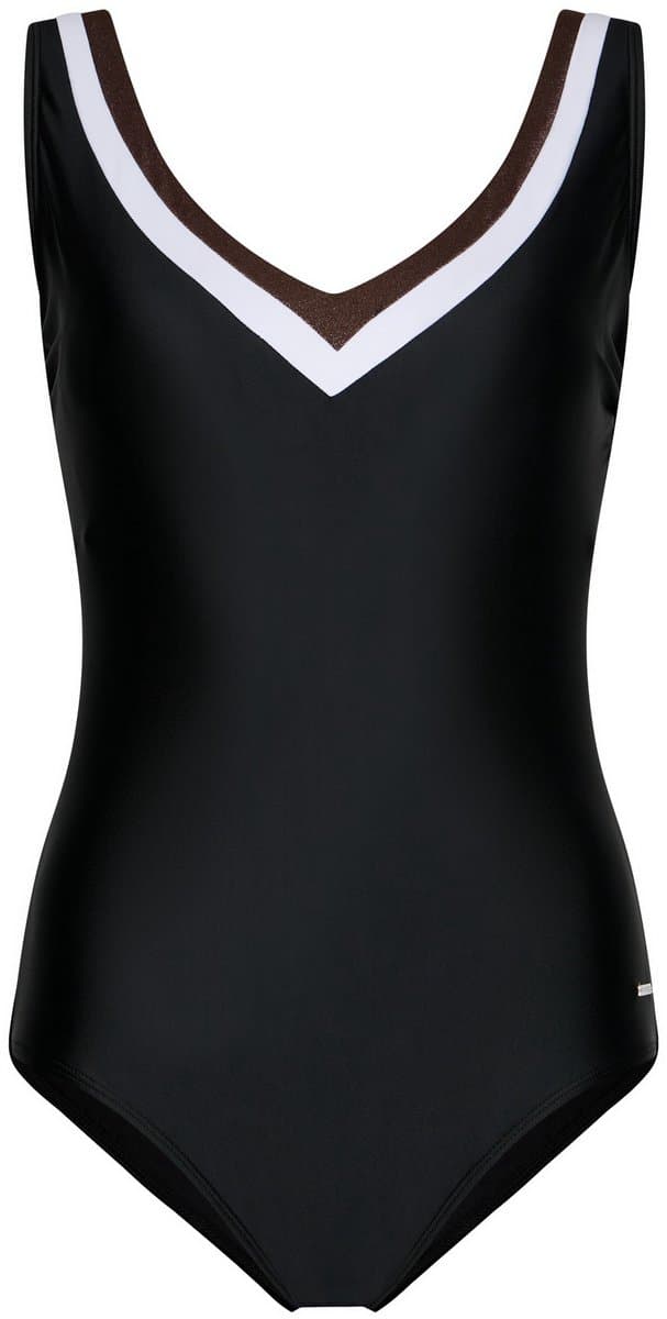 Pastunette - Badpak - Glam - Zwart - Corrigerend - Maat 44