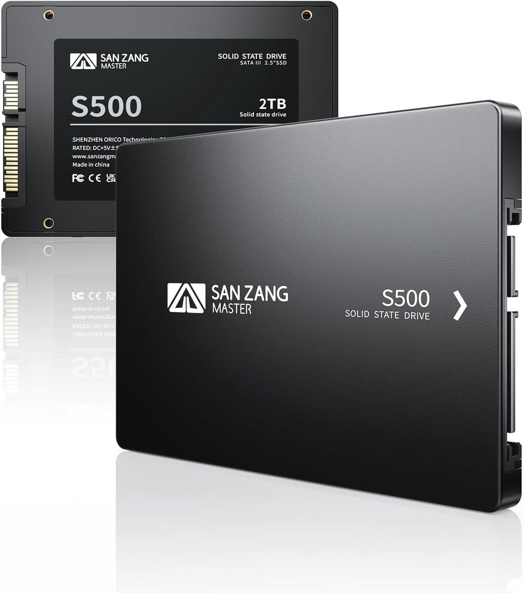 2TB Interne SSD 2,5 inch SATA III - Snelle Opslag voor Laptop en Desktop PC