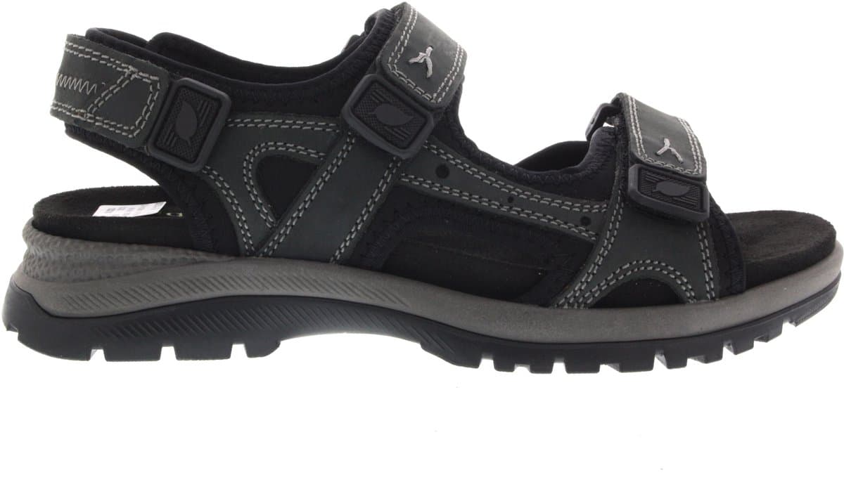 Heren Sandalen Waldlaufer H-taro 746004-102-194 Zwart - Maat 7½