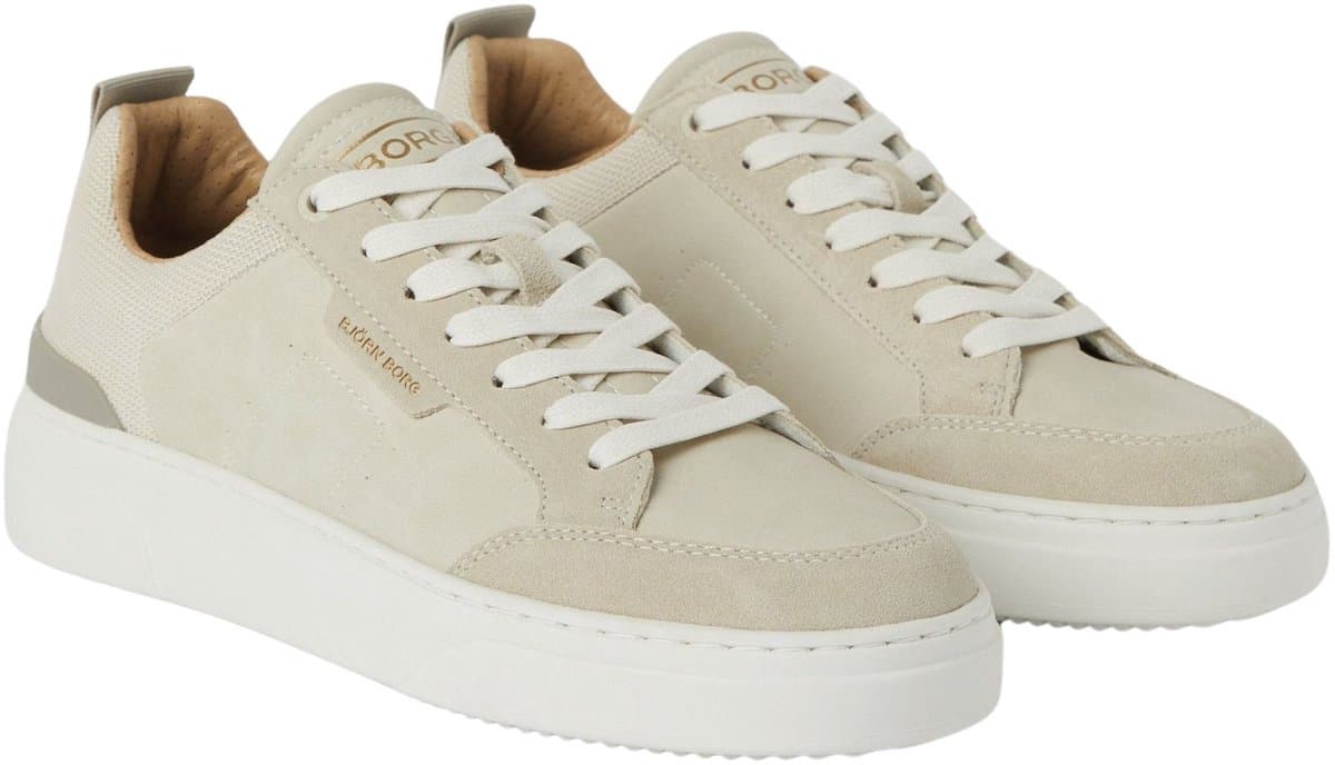 Bjorn Borg Breakpoint Sneakers Heren Schoenen mannen - Beige Zand - Beige Sneaker - Maat 42