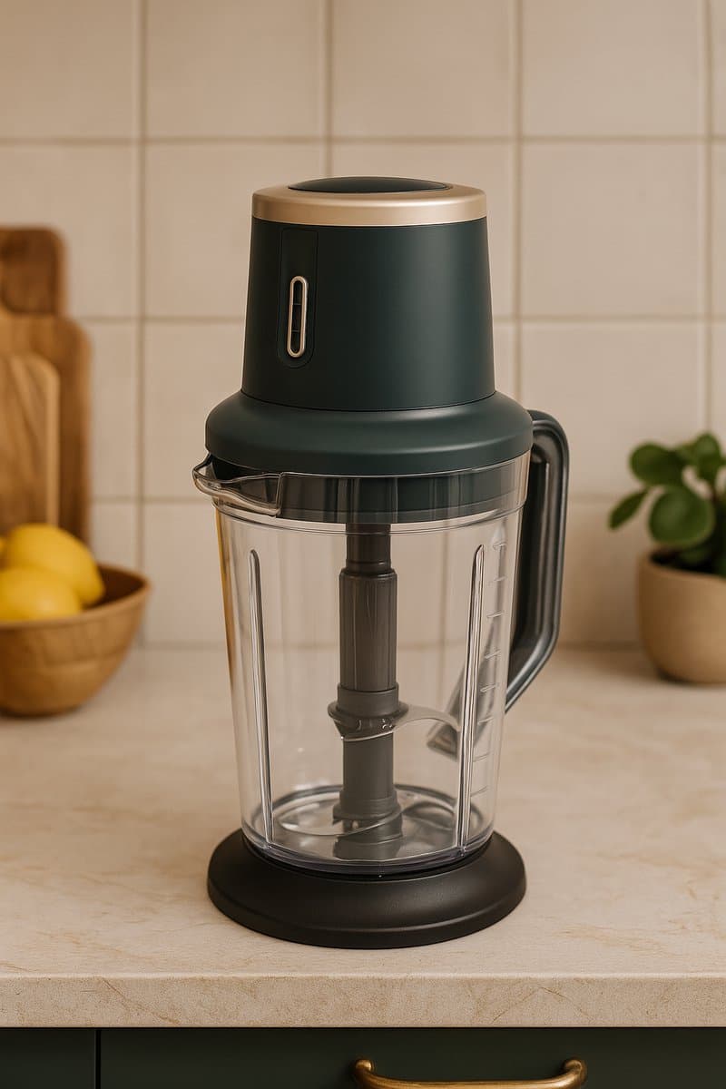 Fameilleur Draadloze Blender 1.5L – Oplaadbare Smoothie Maker met 10.8V Li-ion Batterij – Krachtige Mini Blender 200W voor Smoothies, Sappen & Shakes – BPA-vrij – Compact & Draagbaar – Blender voor Reizen, Sportschool & Vakantie