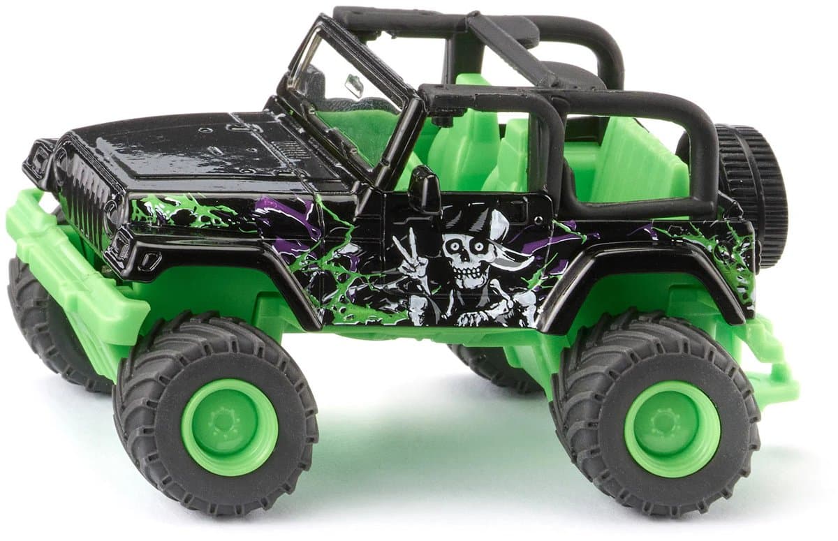 Siku jeep big wheel speelgoedauto - meerkleurig, 7,8 x 9,7 x 4,2 cm