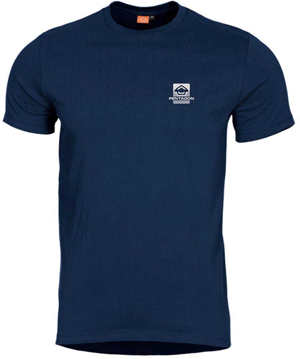 Pentagon Ageron K2 Mountain T-shirt Met Korte Mouwen Blauw XL Man