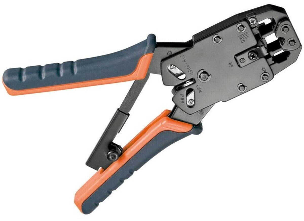 Danicom netwerk RJ45 en RJ11 krimptang professioneel - metaal